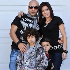 Eligio's grandson Eric,his wife Megan and their children Jayden & Phoenix Loperena
