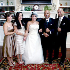 Eligio jr. his son Eric, his daughters, Michelle Loperena- Keith,and Melanie Loperena and his wife Delia.