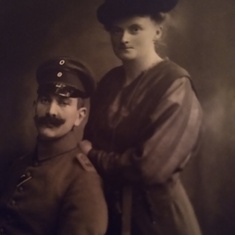 Walter and Elisabeth Hackbarth Bartholdi, parents of Elisabeth Collins