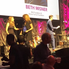 Honored to share this night with Beth