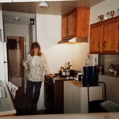 Our first apartment together after college. I remember her going to BNI meetings and wanting me to h