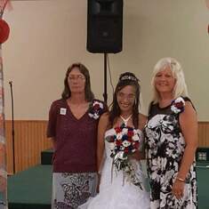 Me and 2 of the best moms at my wedding 