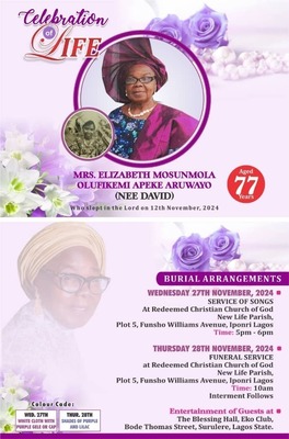 Elizabeth Mosunmola Aruwayo