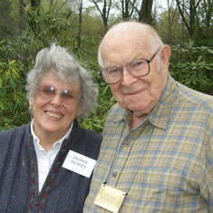 Taken in front of the Rhododendrons outside of the Abington Meetinghouse in 2008.
