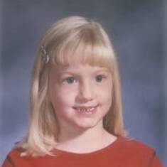 Last school picture - age 5 years old