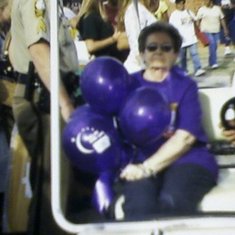 Momma at Relay For Life a few years back.