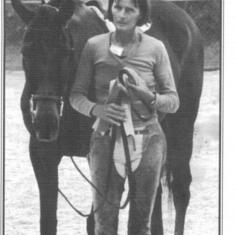 Mrs. T and Horse - A