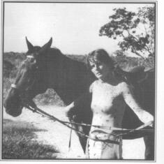 Mrs. T and Horse - B
