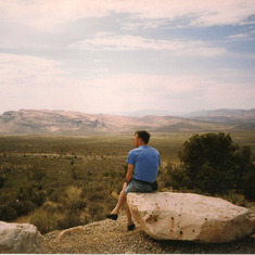 Beautiful Red Rock canyon, where she and Jim will be together again.