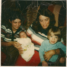 Mom & Marie with their little boys