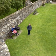 Photo I took of my mom and mimi in a ruined castle in scotland