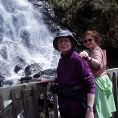 Sisters at Amicalola Falls 2006