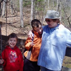 Hiking at the Falls 2006