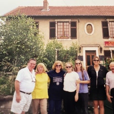 This is from our WW1 trip to France.  When the family learned we were American they asked for photo