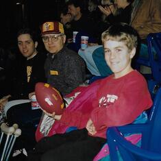 Gopher Football Game with Kevin & Josh - Nov 1993