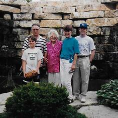Josh, Ellion, Aino, Judy, Gordon - Iowa, 1994(?)