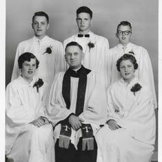 Ellion's Confirmation (back left), Nerstrand, MN - Est 1955