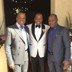 The Urhobo connection at Elliott’s wedding. South Africa 2015. 