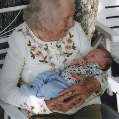 Kyle with Grammie
