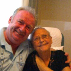 Ken's last picture with Mum