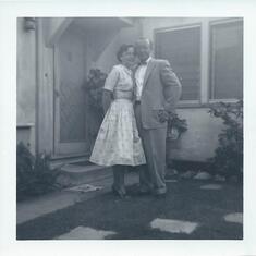 Fred and Elyse 1954 - newlyweds