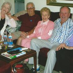Five Orr Siblings May 2008.  Elyse (mom), Uncle Vern, Aunt Bernice, Uncle Ralph, Aunt Clara