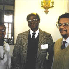 DjeDje, Nketia, and Meadows, Conference at the University of Michigan, April 2000
