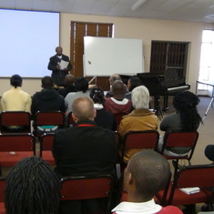Visiting the Conservatory of Music, North-West University, Potchefstroom, South Africa, July 2012