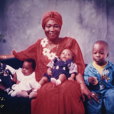 Mummy and her first set of grand-children