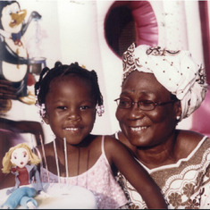 Grandma with her Angel Aima