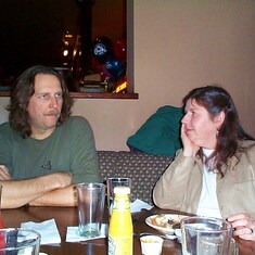 Don & Em at the Onion in 2001