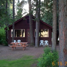Em & Don loved to spend time at a cabin at Priest Lake