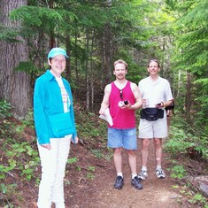 Hiking at Priest Lake 6/04