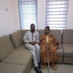 Daddy and Osamudiamen Emmanuel Ogunbor(Son)
