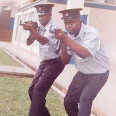 Dad at a Police Training Camp.