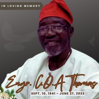 Engr (Chief) Cornelius Olatokunbo Aremu Thomas