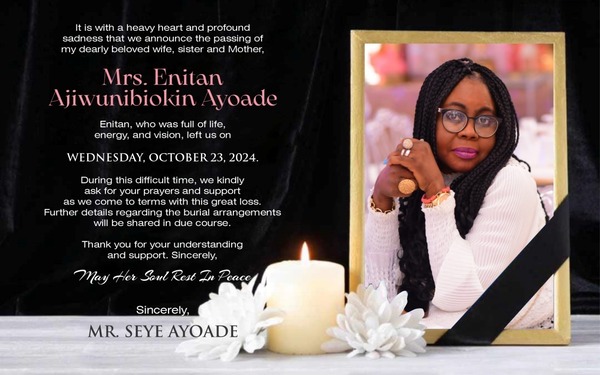 Enitan Ajiwunibiokin Abosede Ayoade