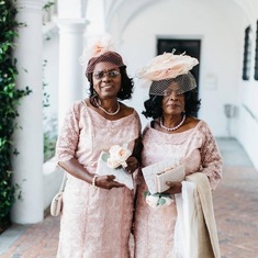 Edith and Agnes at Divine and Rebecca’s wedding.