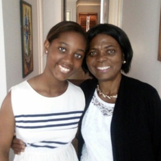 Edith Nelly Ofori and grand-daughter, Emefa