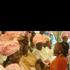 On Ojuolape Ilechie traditional wedding day which happens to be Mrs Oyebola's birthday