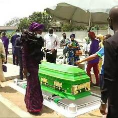 The burial of Late Mrs Mrs Elizabeth Olanrewaju Oyebol