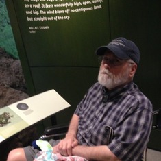 Dad wanted to go to the Natural History Museum of Utah for Fathers Day 2014