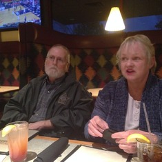 Dinner to celebrate 45 years of marriage!