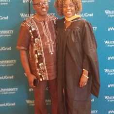 With sister Mimi @ her graduation