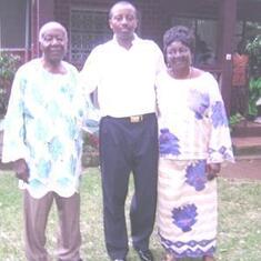 Visiting his mom in Limbe 2008