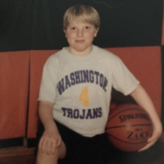 The year he played basketball for 5th grade.