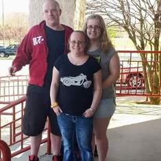 The only pictures of all the siblings besides little Greg. We were going to see a movie together. 