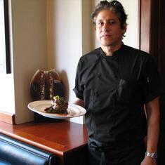 Chef Eric Rillos , photo taken 2011 by The Eldridge Hotel, Lawrence KS.  When Eric went to spend time with his son.