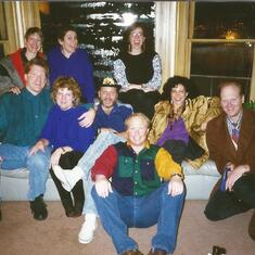 From top left: Deanne, Linda, Patricia, Bill, Beverly, me, Judy, Higgy and of course, Eric.