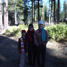Erika, Uncle Doug & Mom, Christmas 2004 @ Whitewhawk